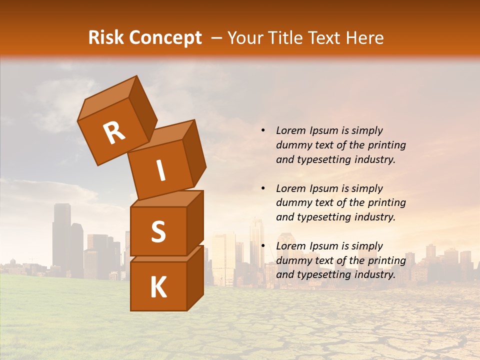 Landscape Dry Summer PowerPoint Template