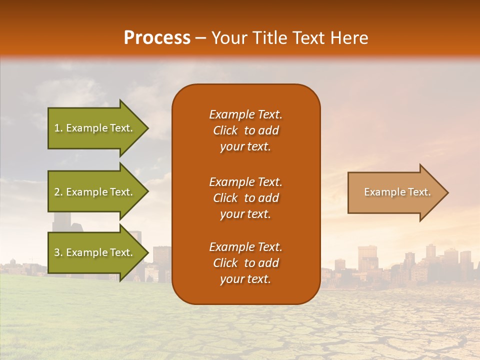 Landscape Dry Summer PowerPoint Template