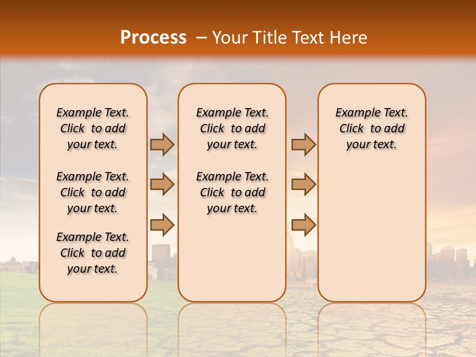 Landscape Dry Summer PowerPoint Template