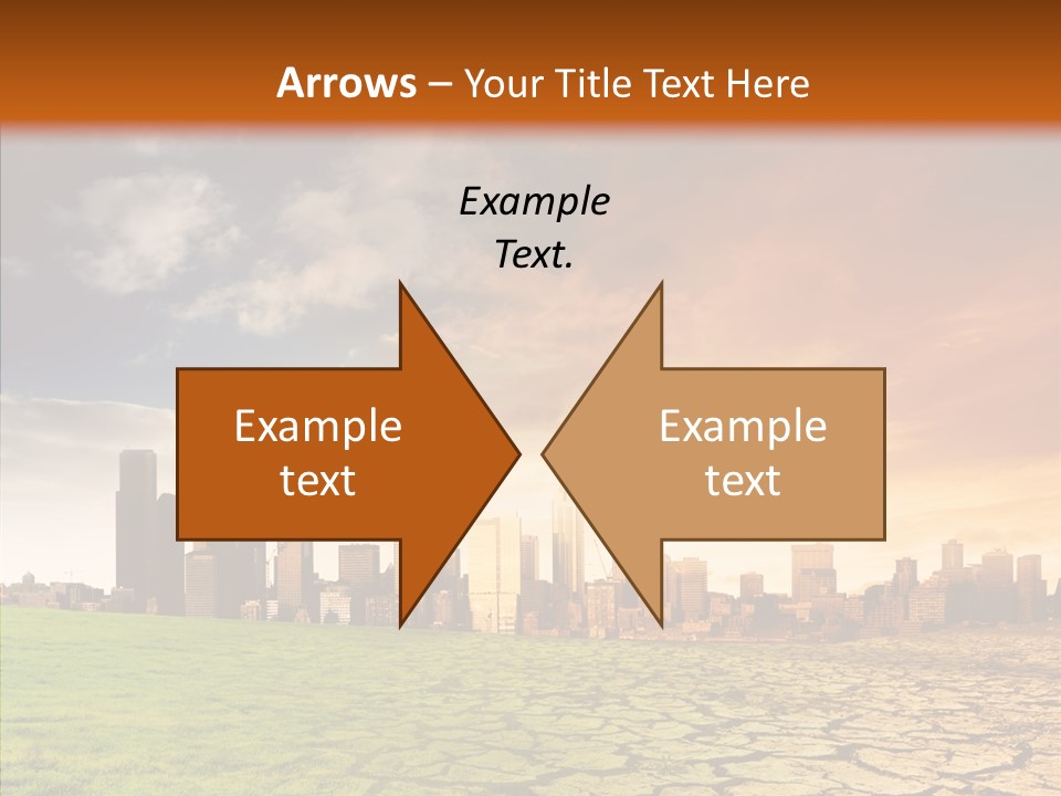 Landscape Dry Summer PowerPoint Template