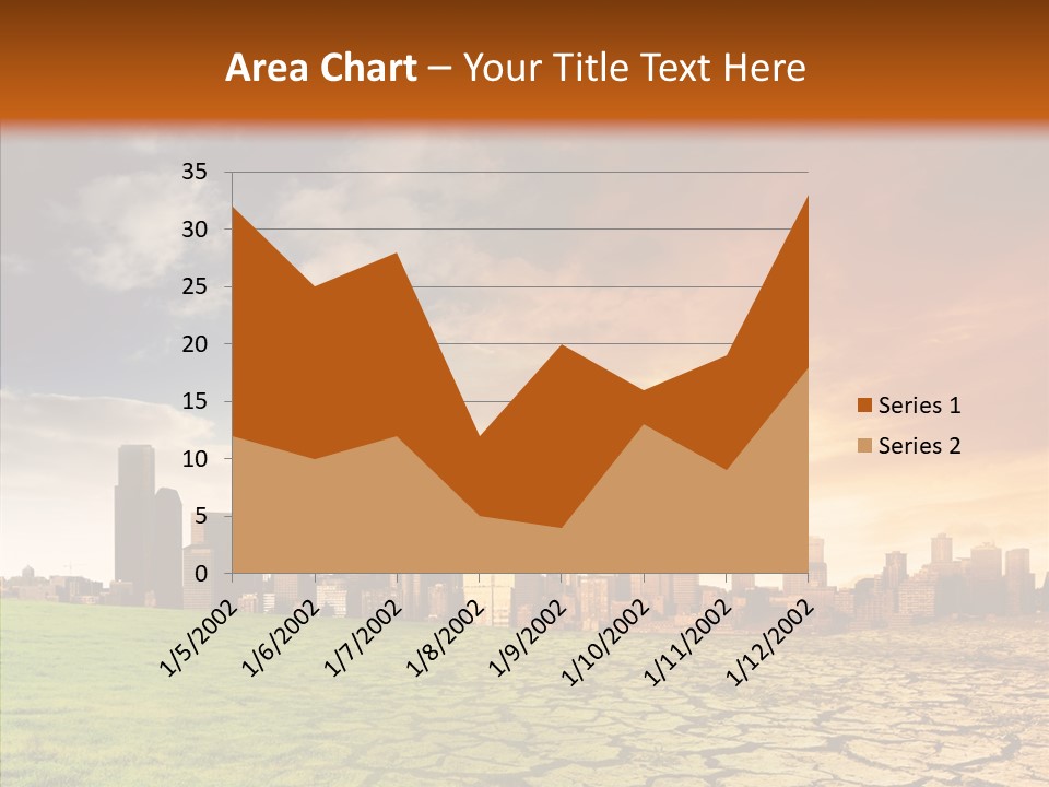 Landscape Dry Summer PowerPoint Template