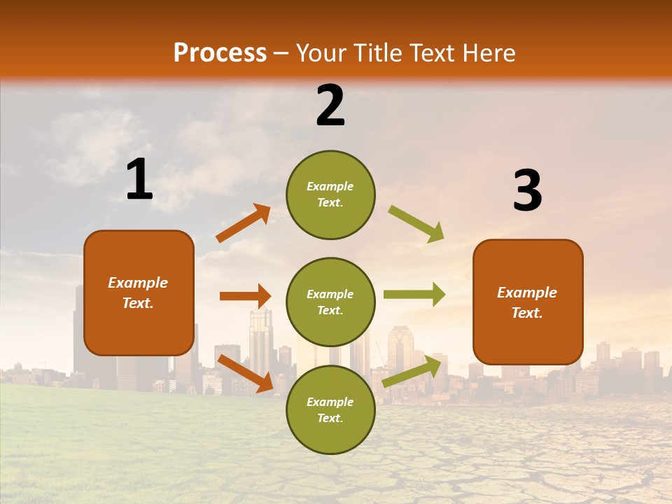 Landscape Dry Summer PowerPoint Template