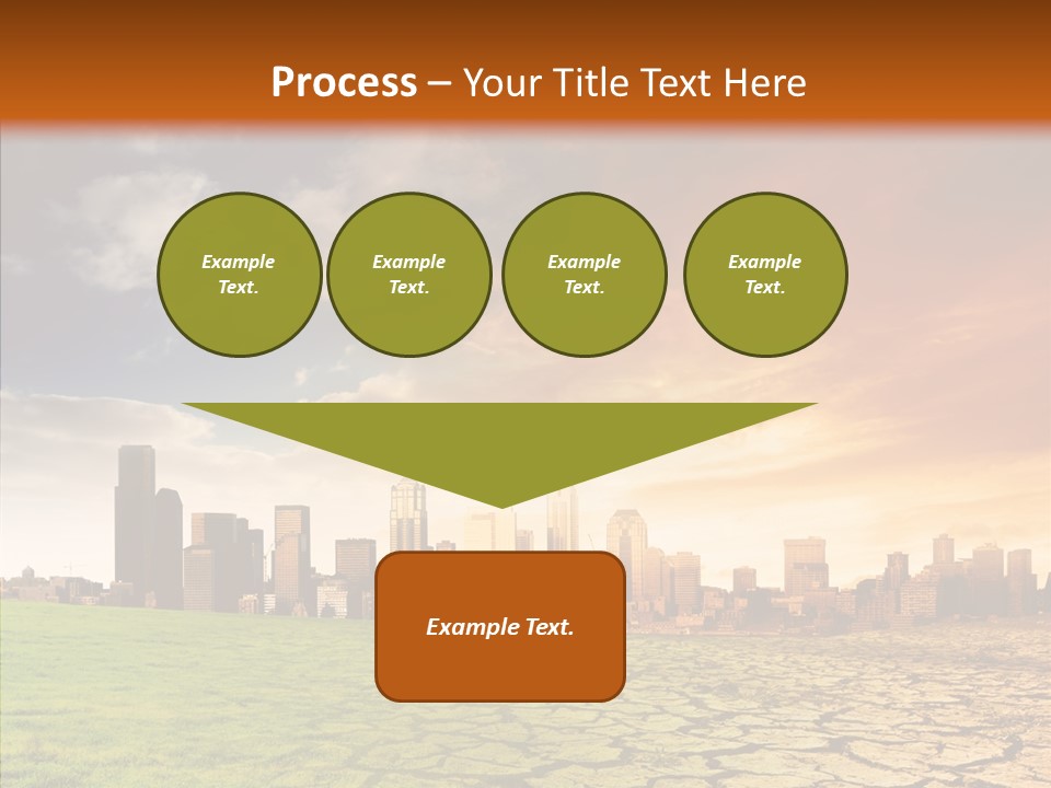 Landscape Dry Summer PowerPoint Template