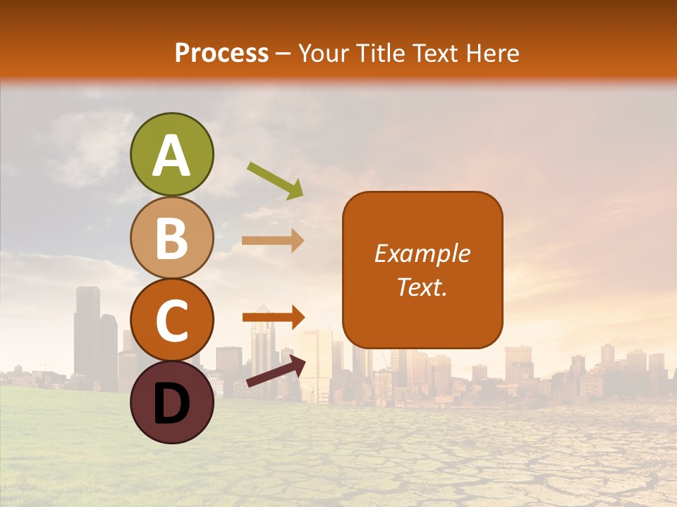 Landscape Dry Summer PowerPoint Template