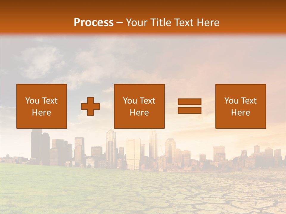 Landscape Dry Summer PowerPoint Template