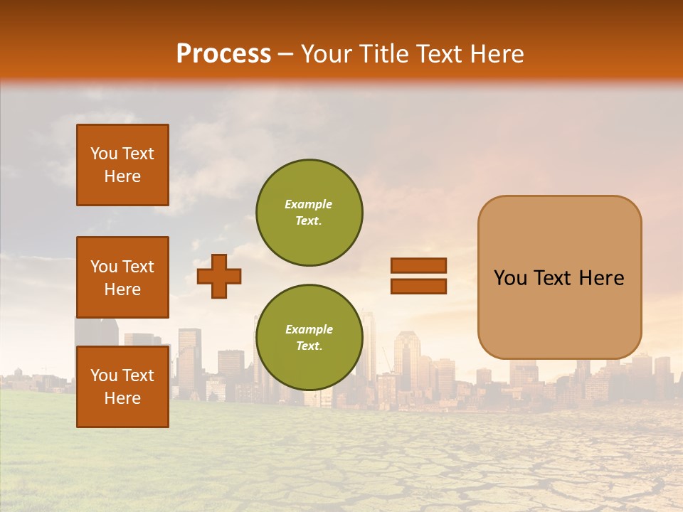 Landscape Dry Summer PowerPoint Template