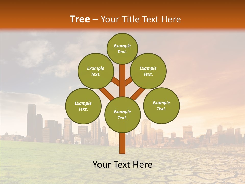 Landscape Dry Summer PowerPoint Template