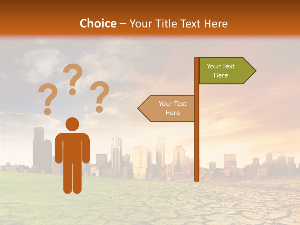 Landscape Dry Summer PowerPoint Template
