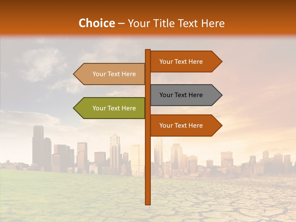 Landscape Dry Summer PowerPoint Template