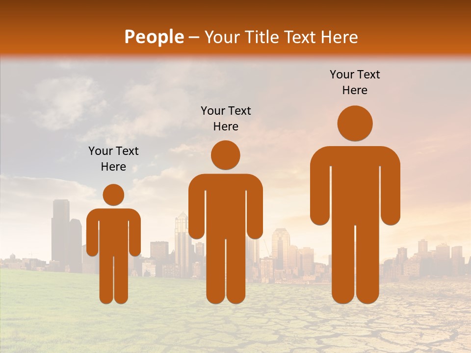 Landscape Dry Summer PowerPoint Template