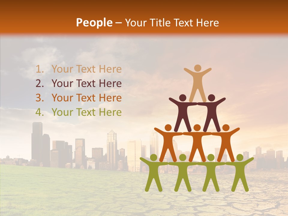 Landscape Dry Summer PowerPoint Template