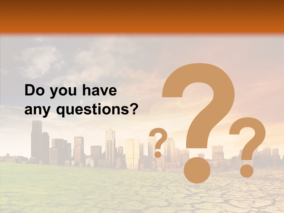 Landscape Dry Summer PowerPoint Template