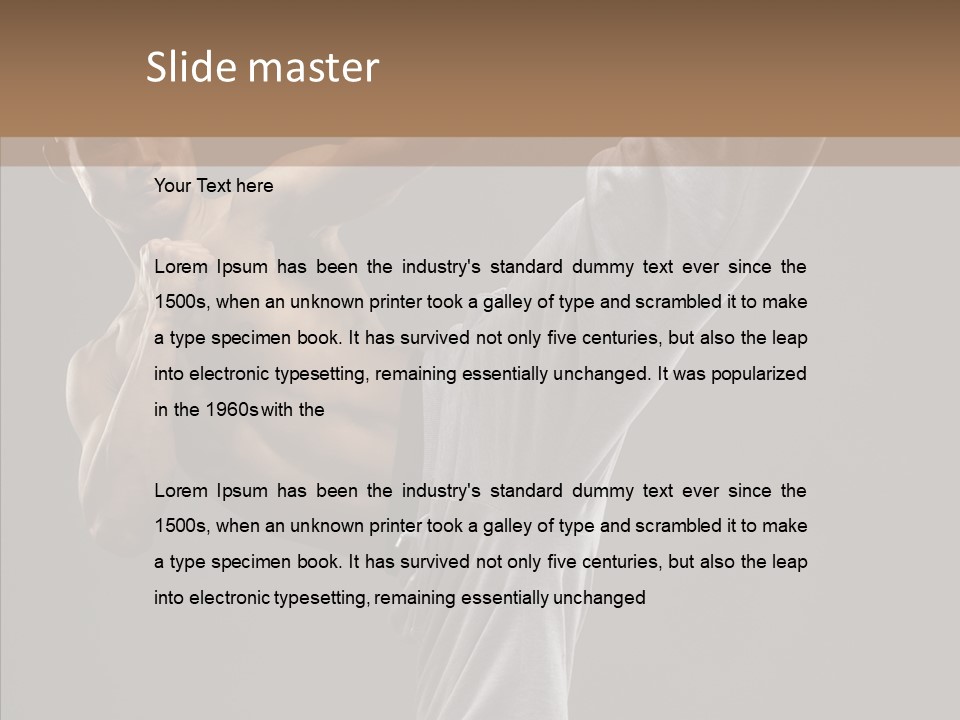 People Protection Art PowerPoint Template