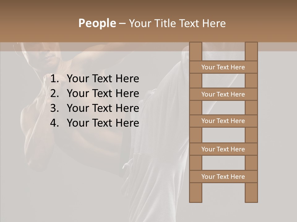 People Protection Art PowerPoint Template