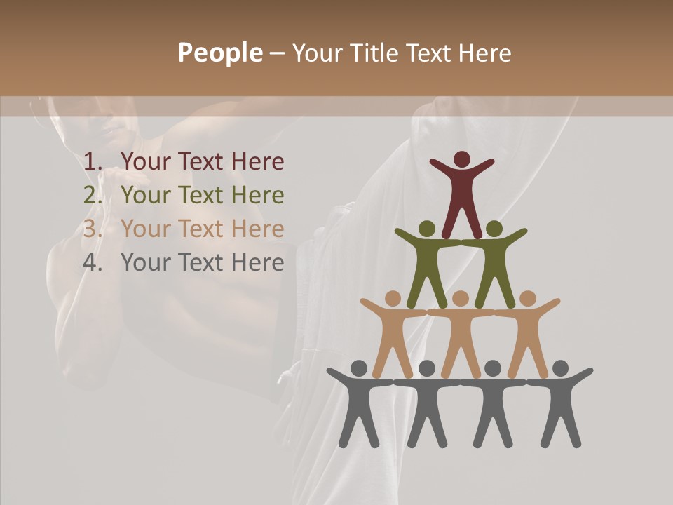 People Protection Art PowerPoint Template