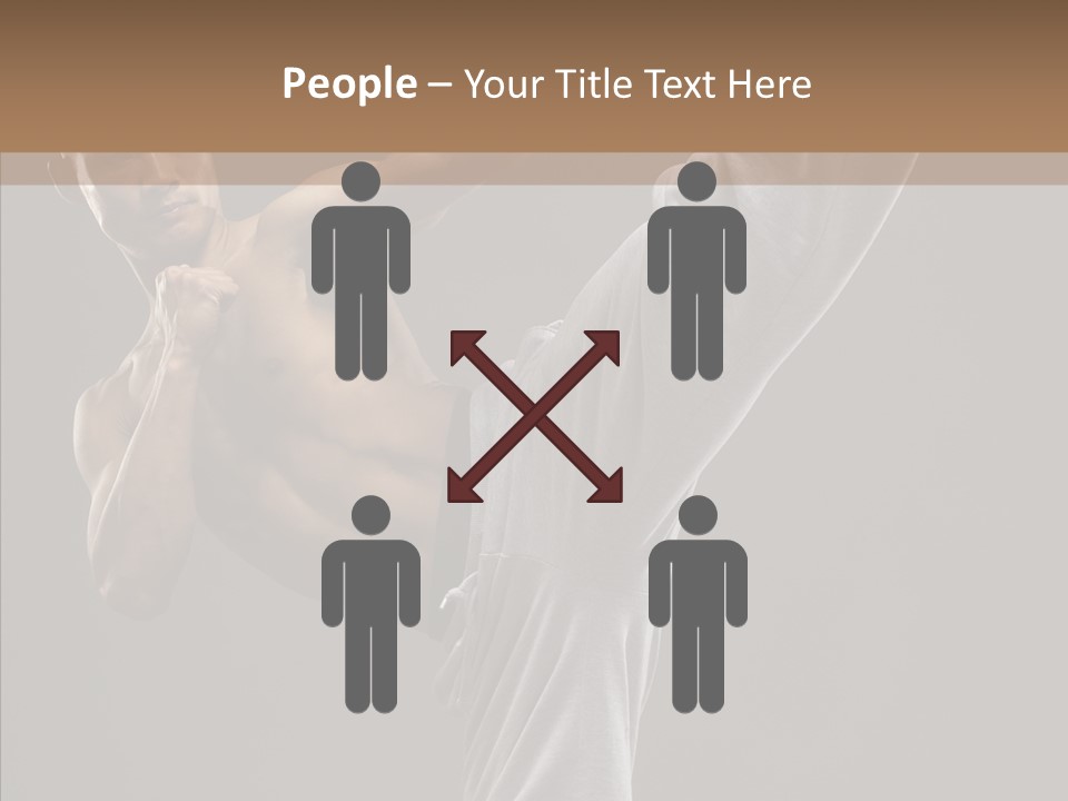 People Protection Art PowerPoint Template