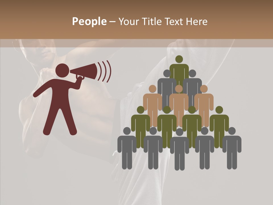 People Protection Art PowerPoint Template