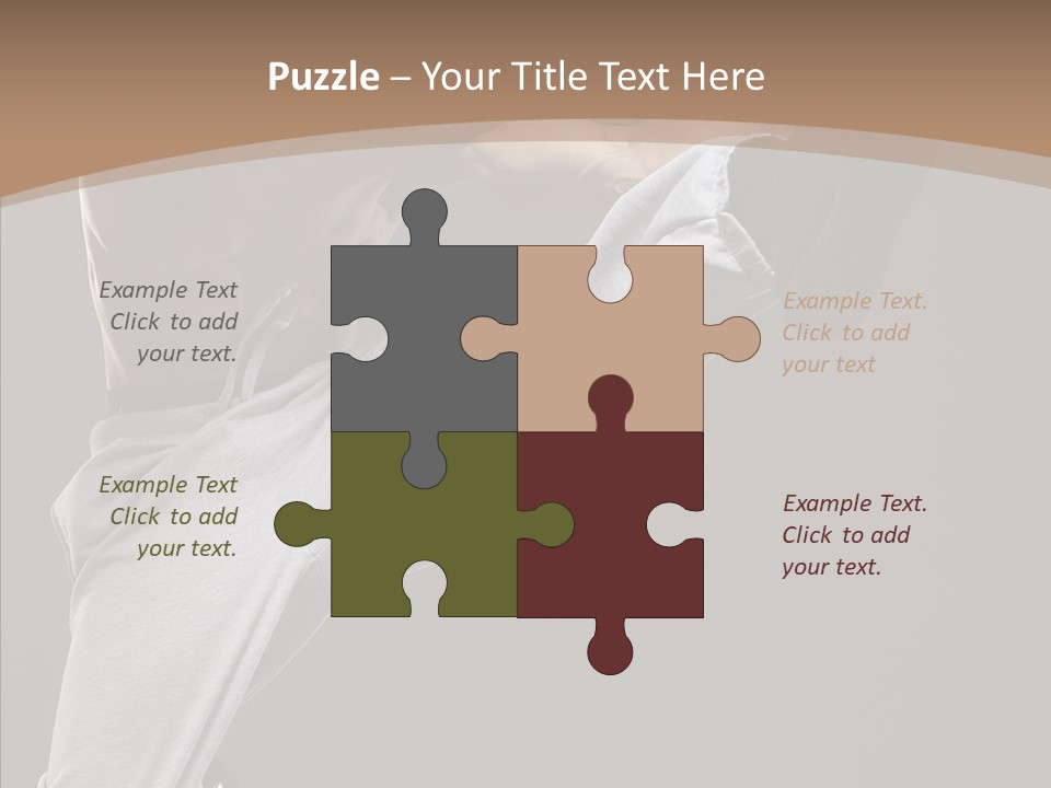 Japanese Leg Self PowerPoint Template