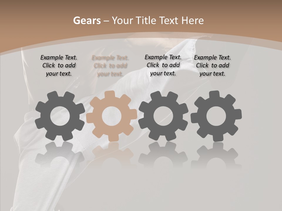 Japanese Leg Self PowerPoint Template