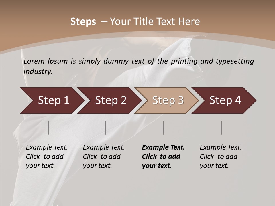 Japanese Leg Self PowerPoint Template