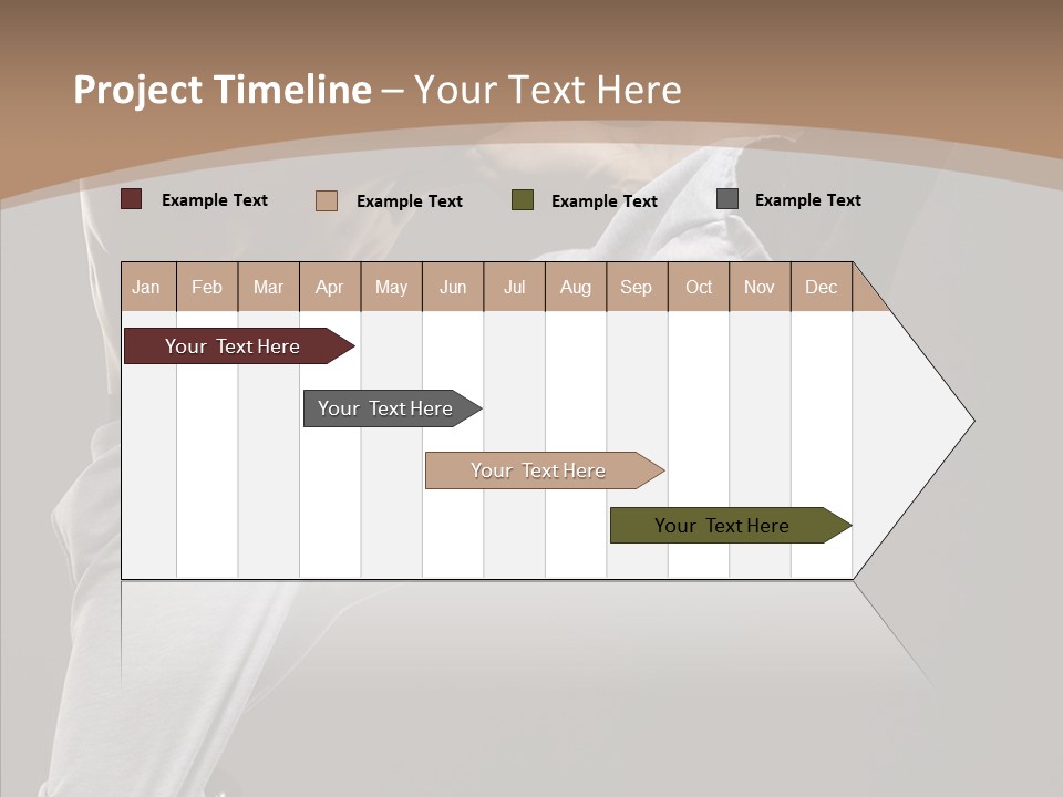 Japanese Leg Self PowerPoint Template