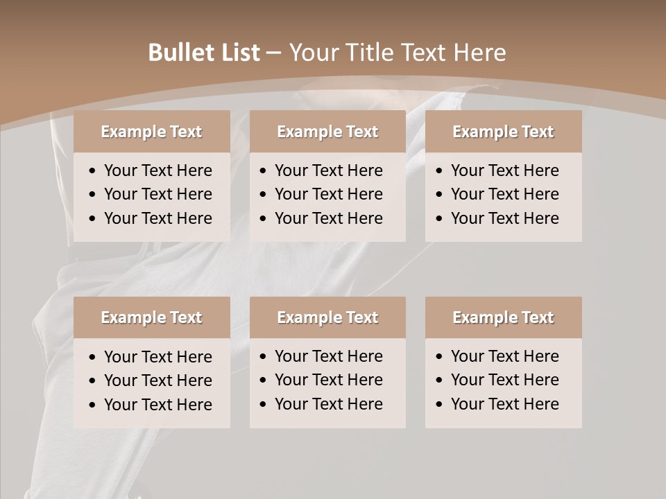 Japanese Leg Self PowerPoint Template