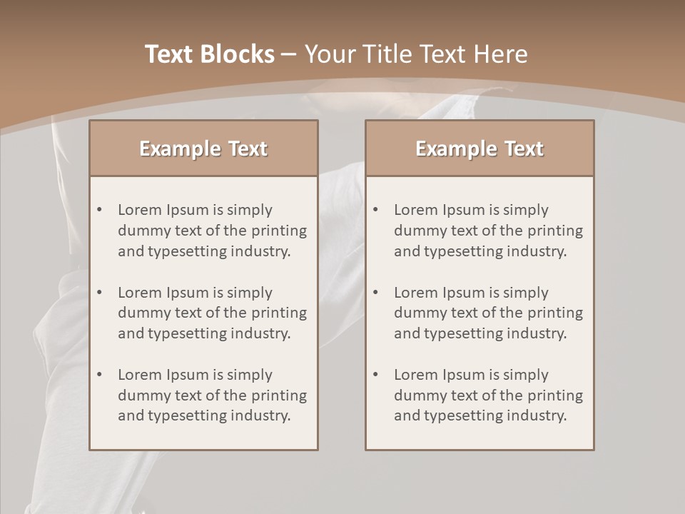 Japanese Leg Self PowerPoint Template