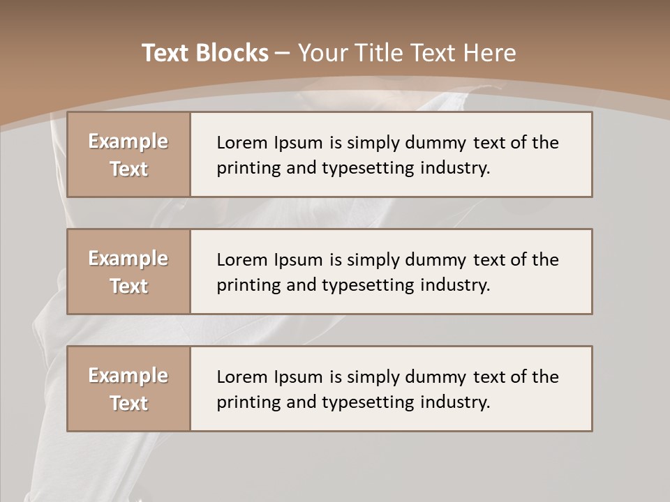 Japanese Leg Self PowerPoint Template