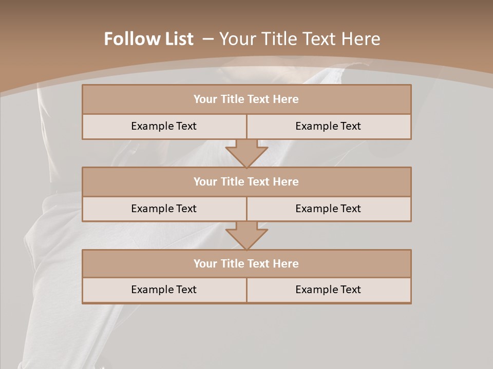 Japanese Leg Self PowerPoint Template