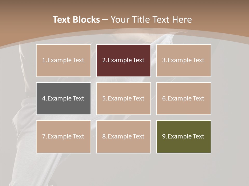 Japanese Leg Self PowerPoint Template