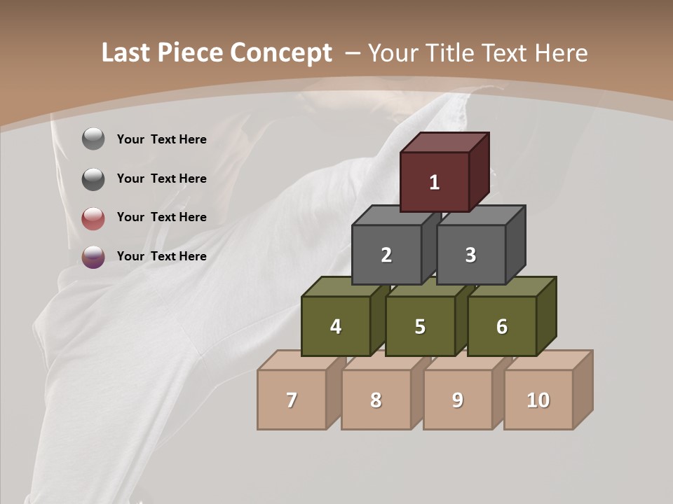 Japanese Leg Self PowerPoint Template