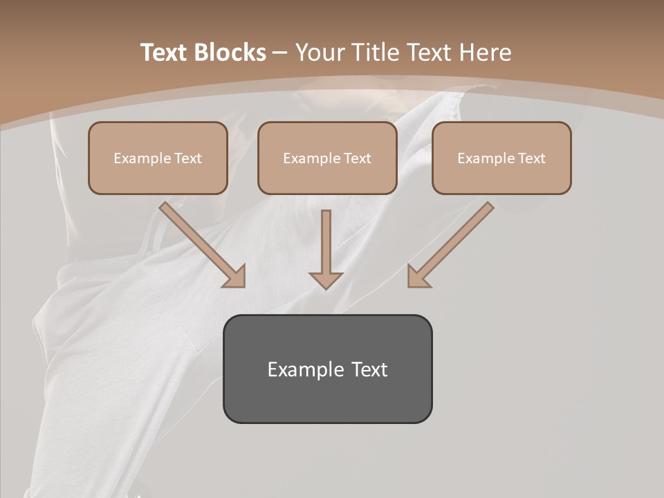 Japanese Leg Self PowerPoint Template