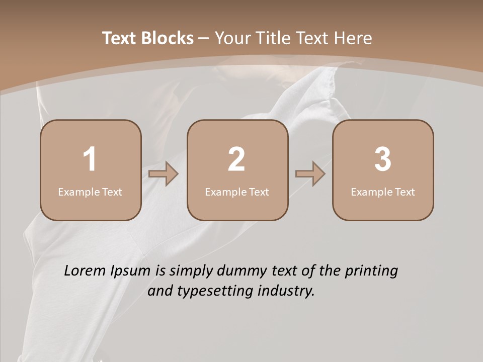 Japanese Leg Self PowerPoint Template