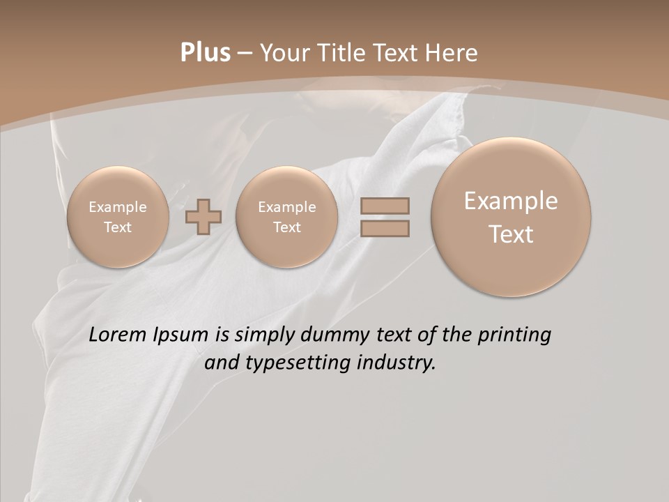 Japanese Leg Self PowerPoint Template