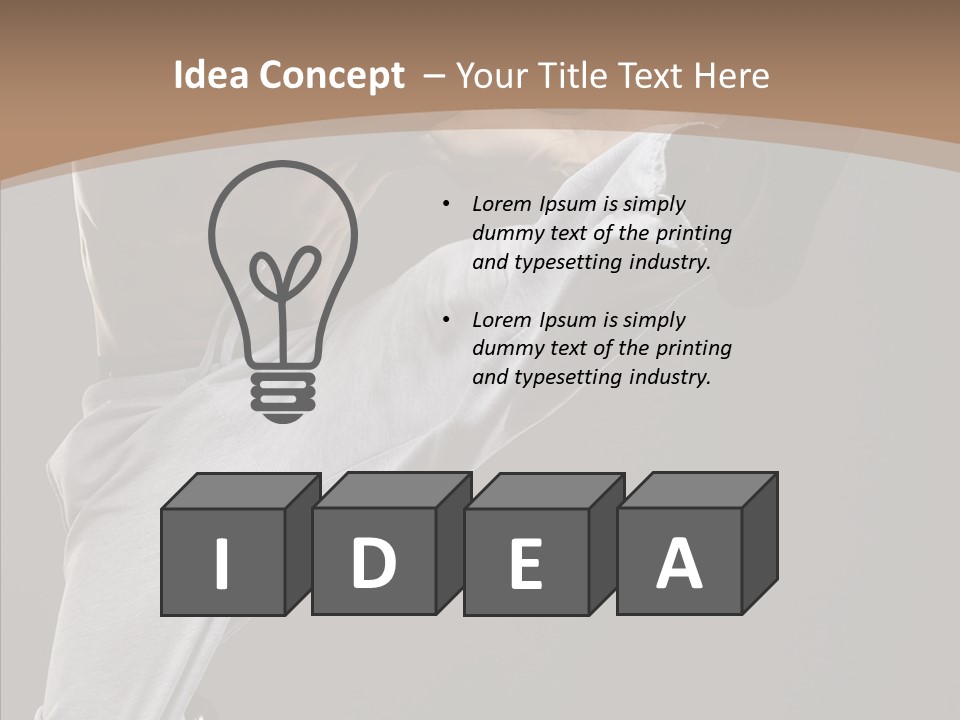 Japanese Leg Self PowerPoint Template