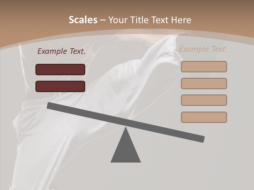 Japanese Leg Self PowerPoint Template