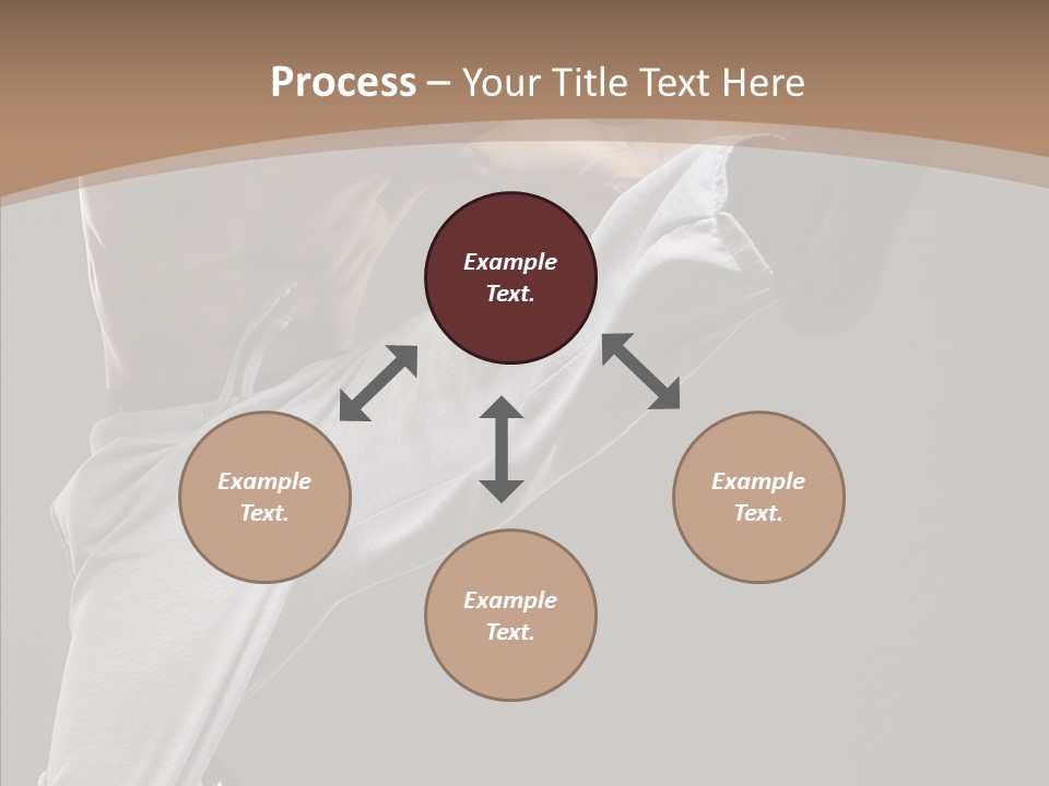 Japanese Leg Self PowerPoint Template