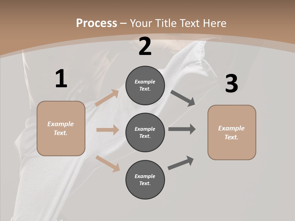 Japanese Leg Self PowerPoint Template