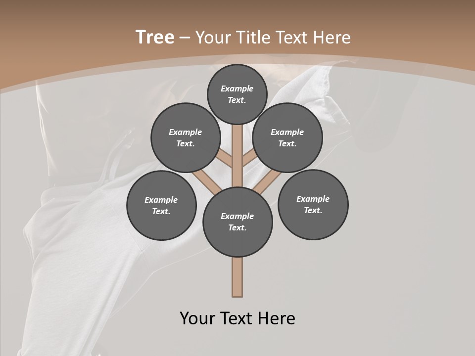 Japanese Leg Self PowerPoint Template