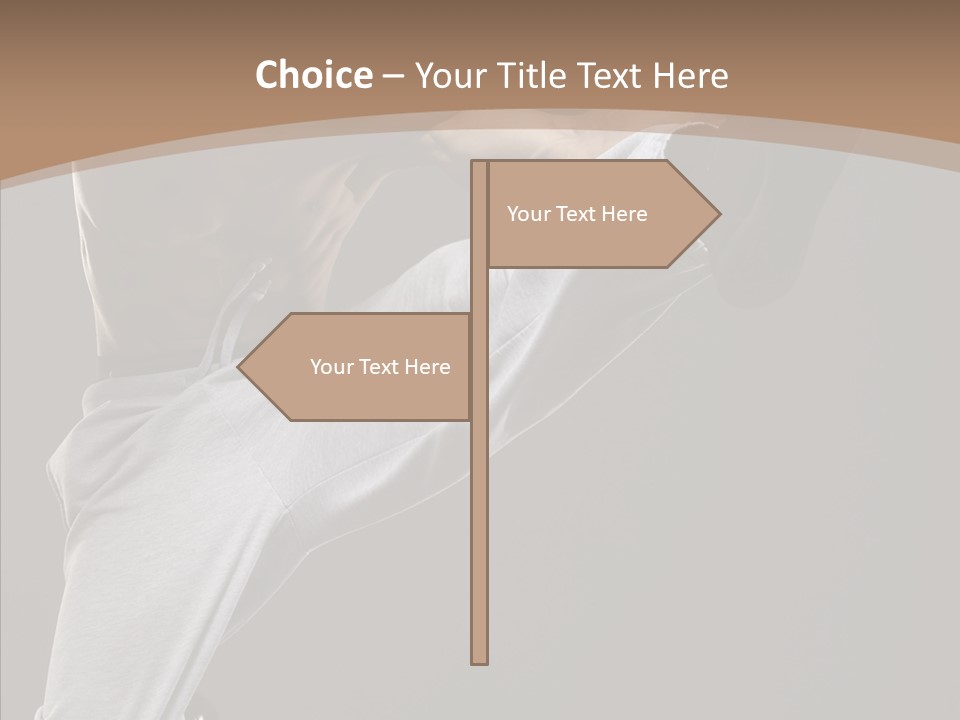 Japanese Leg Self PowerPoint Template