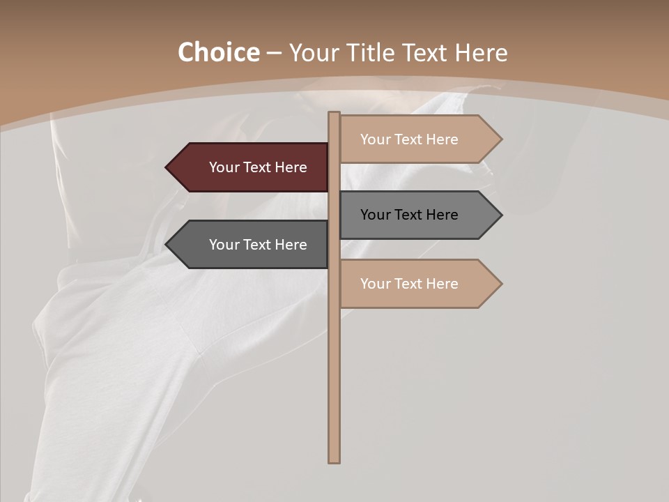 Japanese Leg Self PowerPoint Template