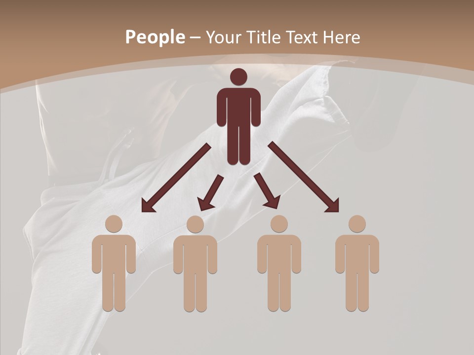 Japanese Leg Self PowerPoint Template