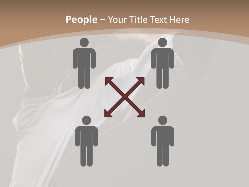 Japanese Leg Self PowerPoint Template