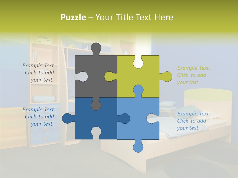 Light Decor Wall PowerPoint Template