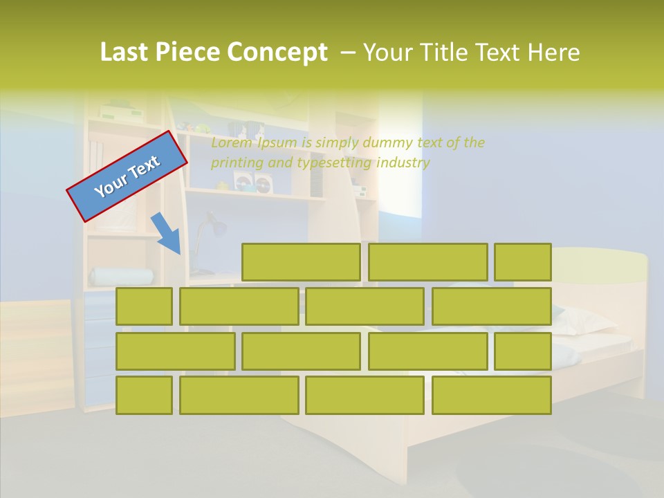Light Decor Wall PowerPoint Template