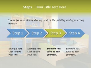 Light Decor Wall PowerPoint Template