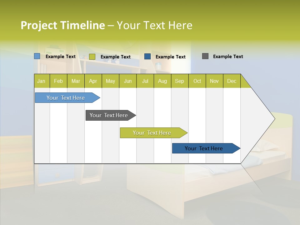 Light Decor Wall PowerPoint Template