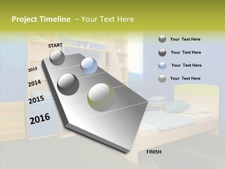Light Decor Wall PowerPoint Template