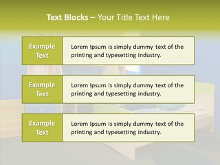 Light Decor Wall PowerPoint Template
