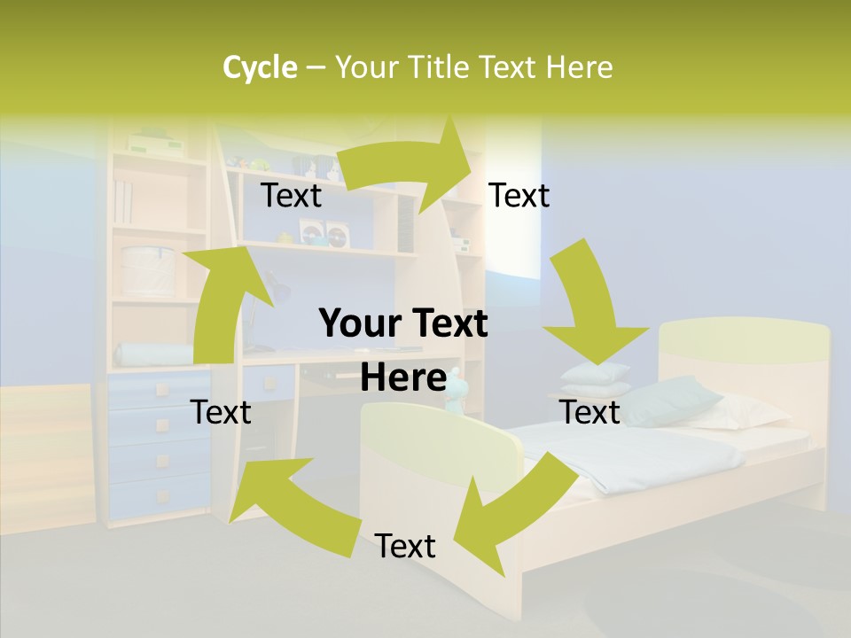 Light Decor Wall PowerPoint Template
